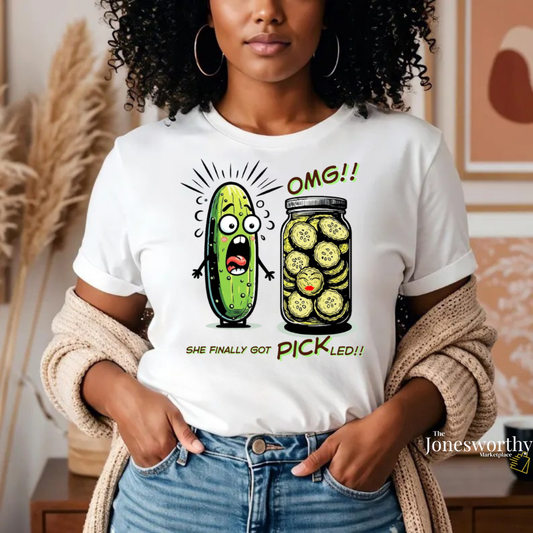 Funny Pick Me Shirt, Pickle Shirt, Comfort Colors Tee, Viral Humor Shirt, Funny Women's Graphic Tee, Pick Me Culture Shirt