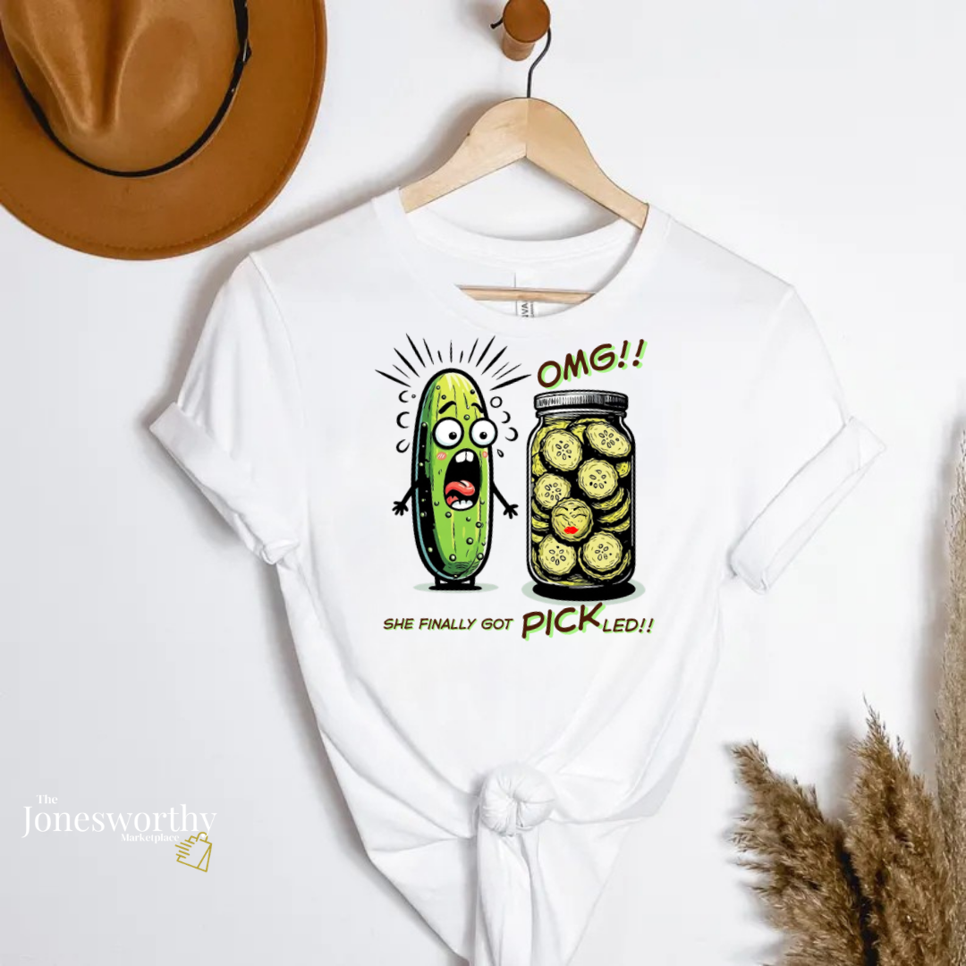 Funny Pick Me Shirt, Pickle Shirt, Comfort Colors Tee, Viral Humor Shirt, Funny Women's Graphic Tee, Pick Me Culture Shirt