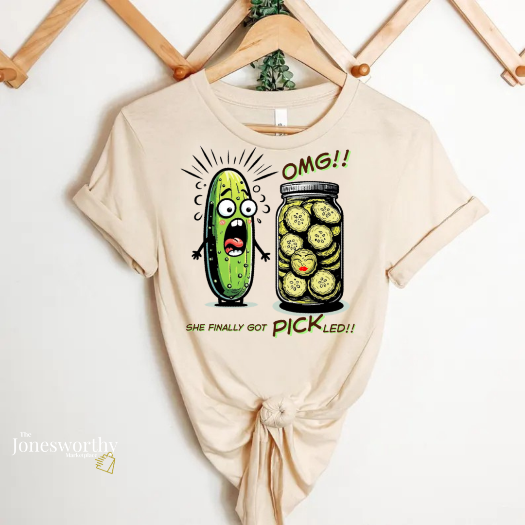 Funny Pick Me Shirt, Pickle Shirt, Comfort Colors Tee, Viral Humor Shirt, Funny Women's Graphic Tee, Pick Me Culture Shirt