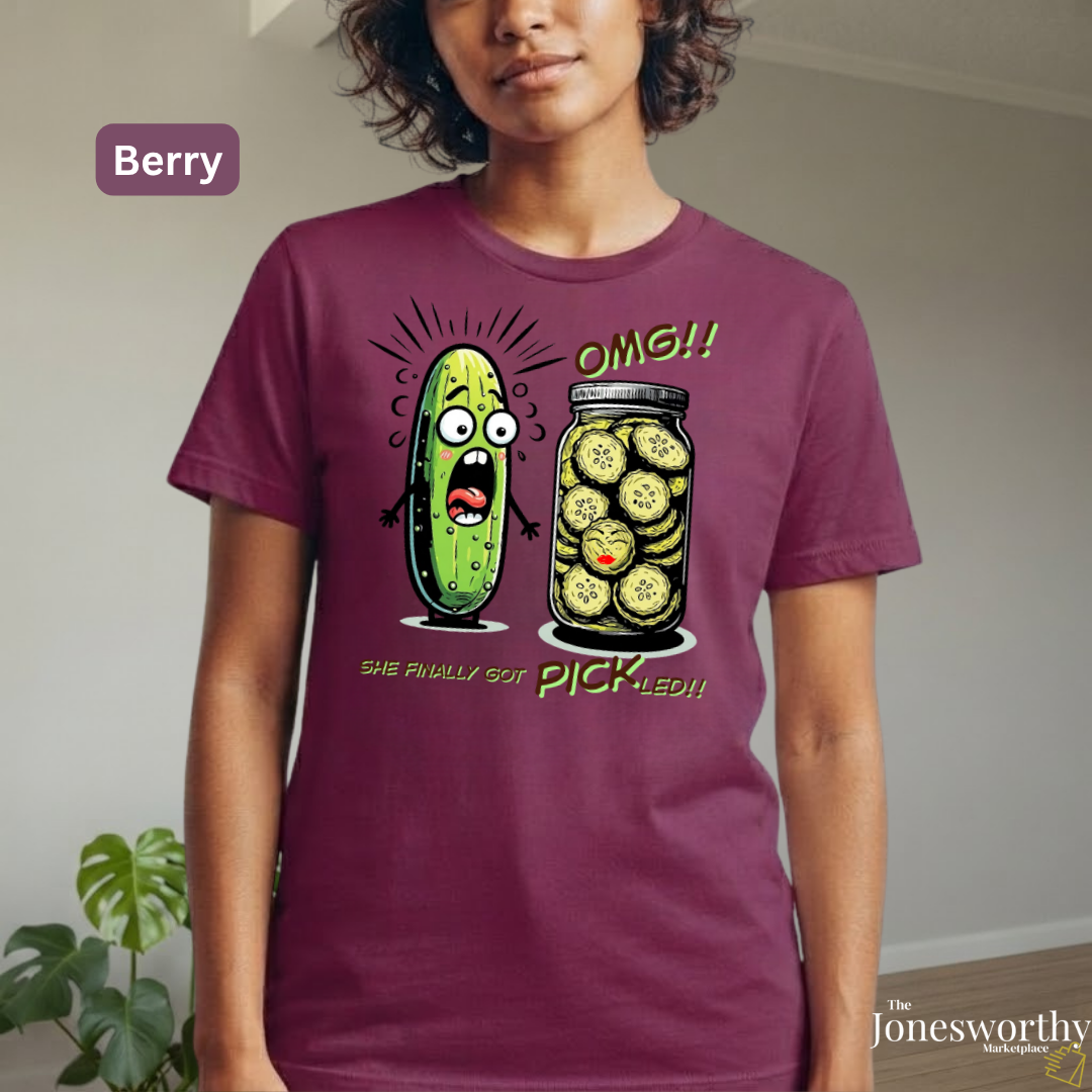 Funny Pick Me Shirt, Pickle Shirt, Comfort Colors Tee, Viral Humor Shirt, Funny Women's Graphic Tee, Pick Me Culture Shirt
