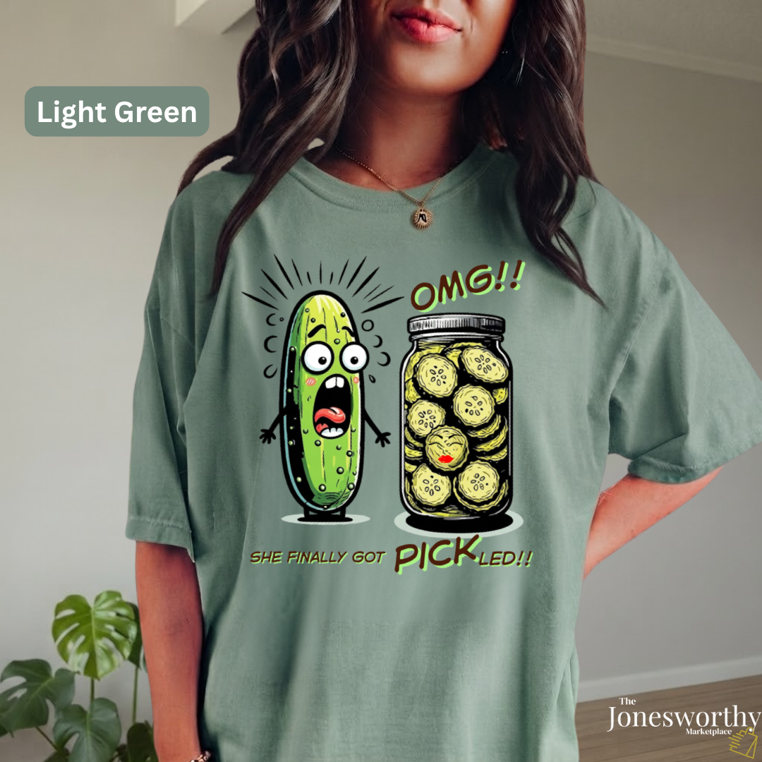 Funny Pick Me Shirt, Pickle Shirt, Comfort Colors Tee, Viral Humor Shirt, Funny Women's Graphic Tee, Pick Me Culture Shirt