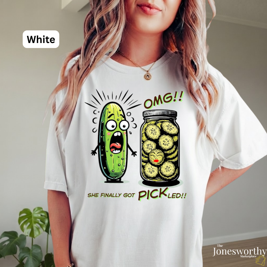 Funny Pick Me Shirt, Pickle Shirt, Comfort Colors Tee, Viral Humor Shirt, Funny Women's Graphic Tee, Pick Me Culture Shirt