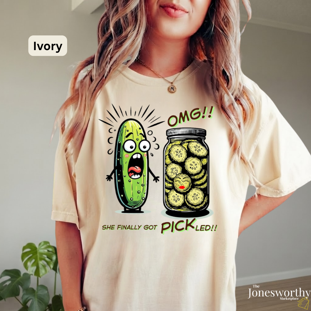 Funny Pick Me Shirt, Pickle Shirt, Comfort Colors Tee, Viral Humor Shirt, Funny Women's Graphic Tee, Pick Me Culture Shirt