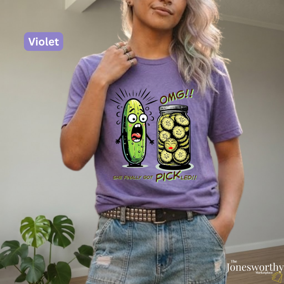 Funny Pick Me Shirt, Pickle Shirt, Comfort Colors Tee, Viral Humor Shirt, Funny Women's Graphic Tee, Pick Me Culture Shirt