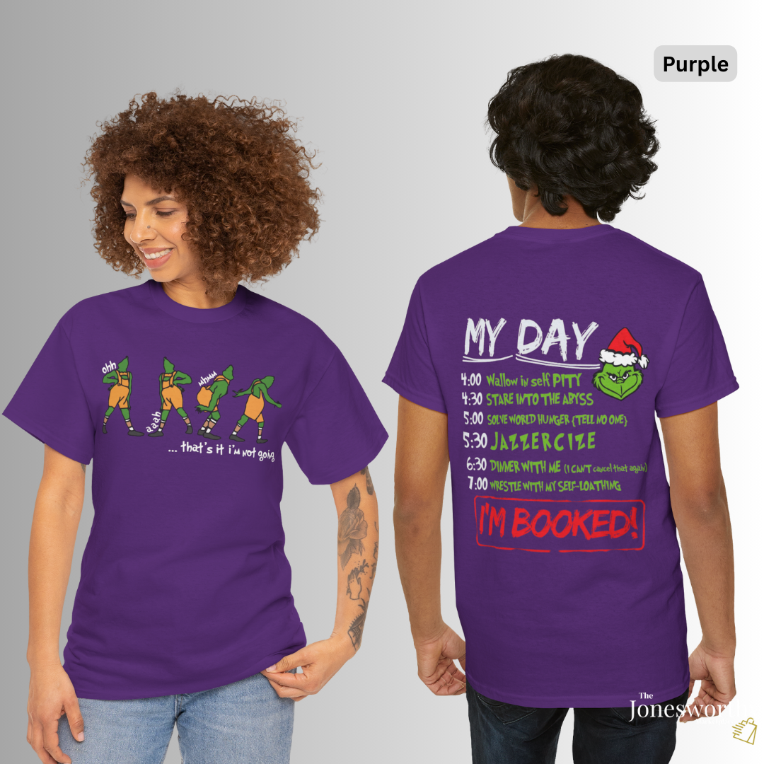 That's it I'm not going Funny Christmas Shirt • Hoodie • Sweatshirt • Crewneck• “My Day” Front & Back Print | Unisex Holiday Shirts