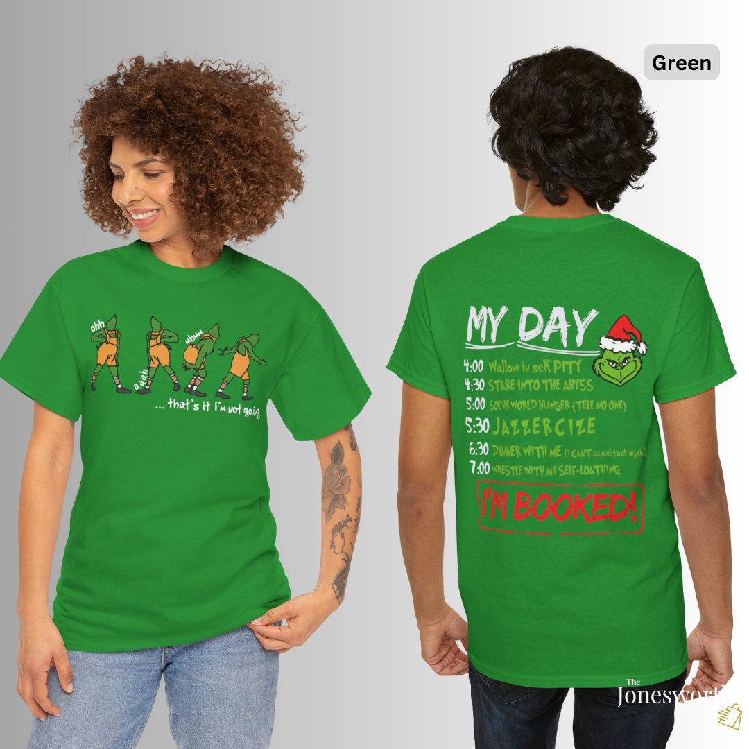 That's it I'm not going Funny Christmas Shirt • Hoodie • Sweatshirt • Crewneck• “My Day” Front & Back Print | Unisex Holiday Shirts