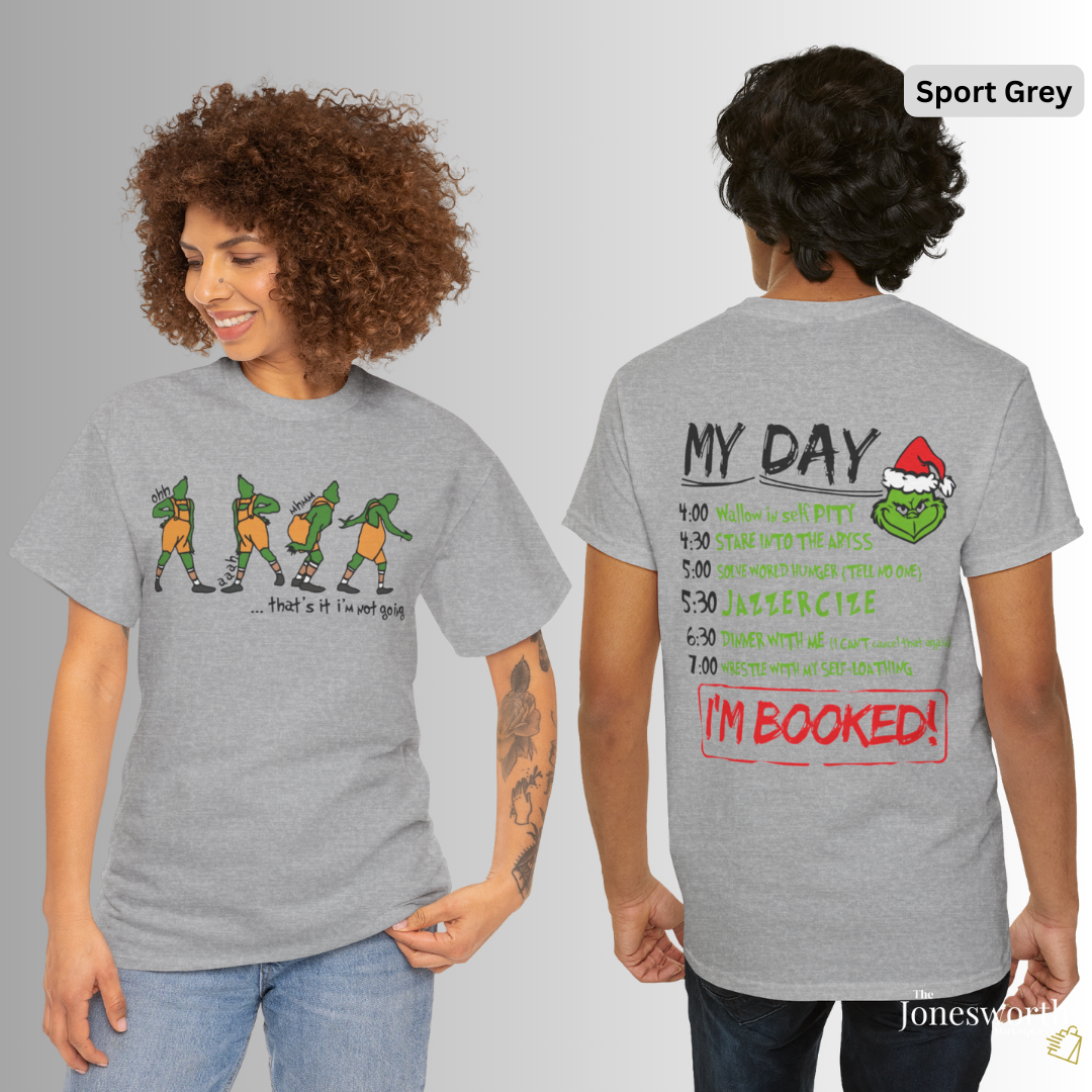 That's it I'm not going Funny Christmas Shirt • Hoodie • Sweatshirt • Crewneck• “My Day” Front & Back Print | Unisex Holiday Shirts