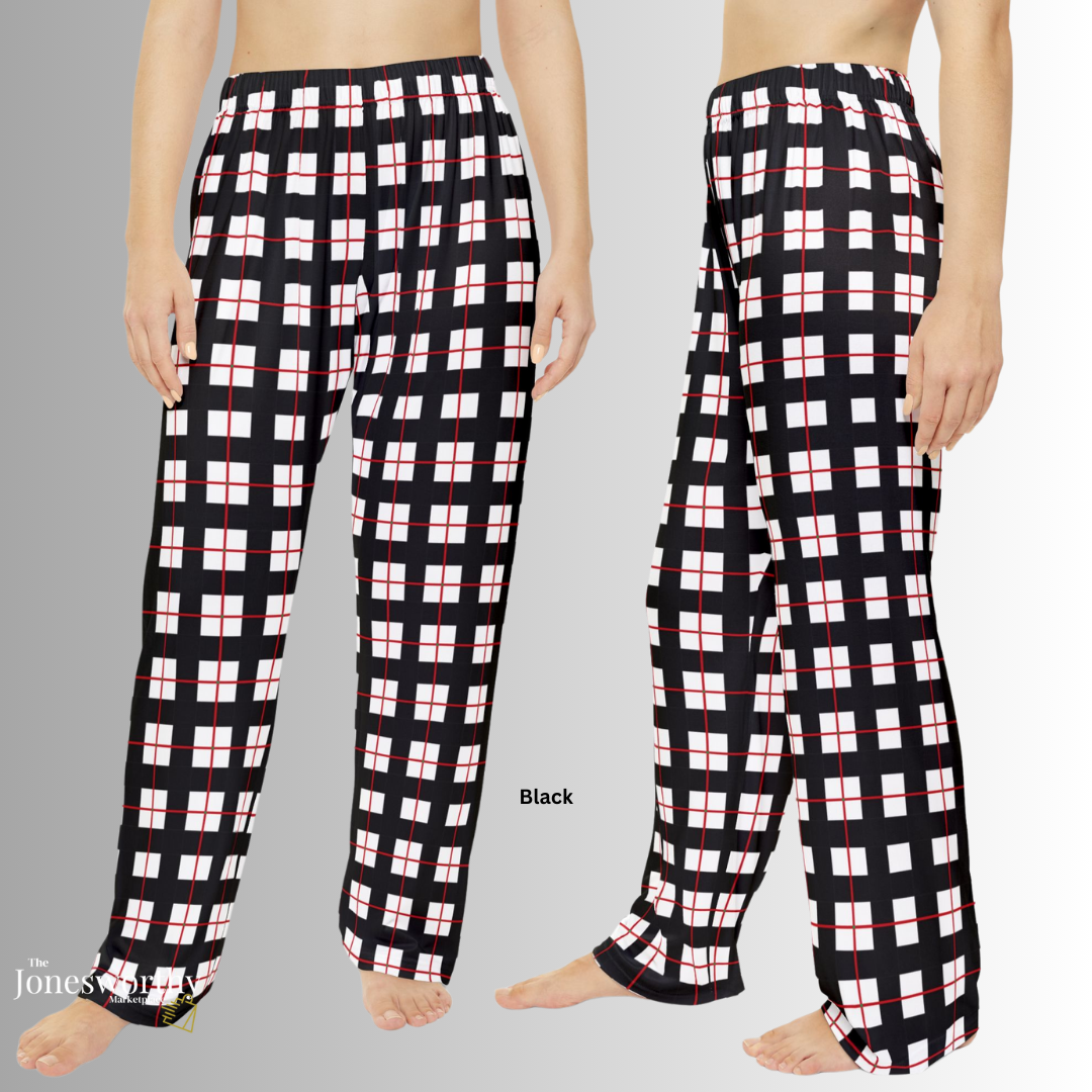 Matching Christmas Pajama Set for Couples – Mix & Match Holiday Tees,  Gingham Pants, Family Christmas PJs, Custom Festive Pajamas (XS–3XL)