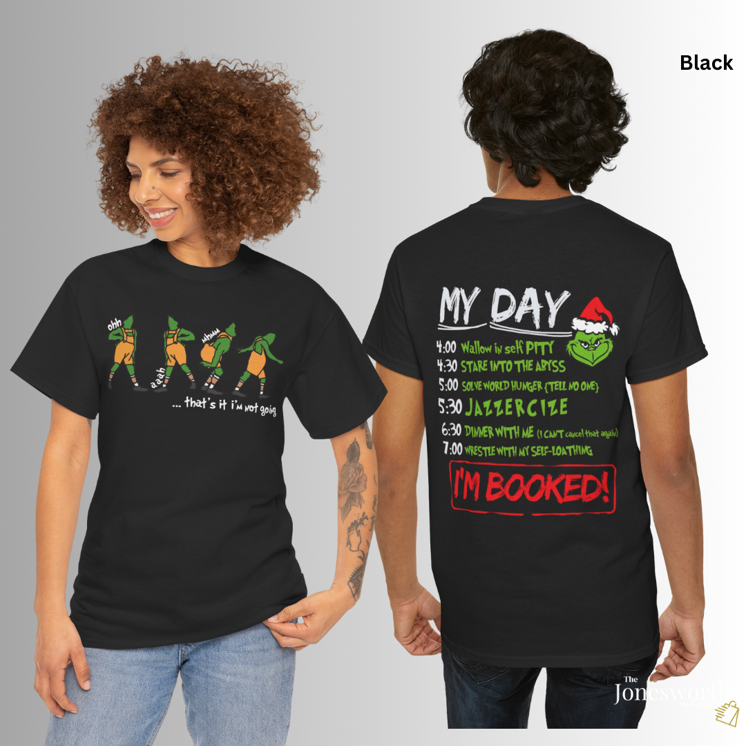 That's it I'm not going Funny Christmas Shirt • Hoodie • Sweatshirt • Crewneck• “My Day” Front & Back Print | Unisex Holiday Shirts