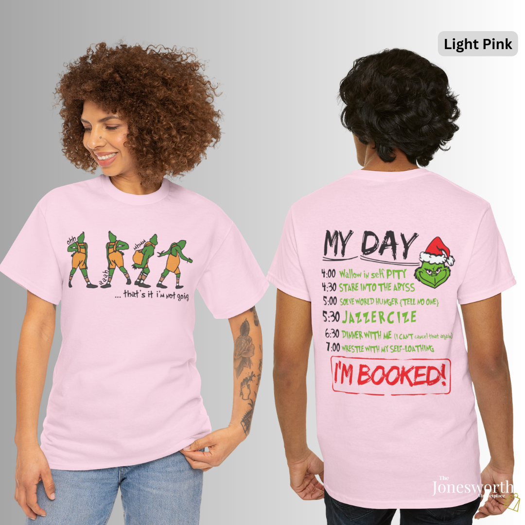 That's it I'm not going Funny Christmas Shirt • Hoodie • Sweatshirt • Crewneck• “My Day” Front & Back Print | Unisex Holiday Shirts