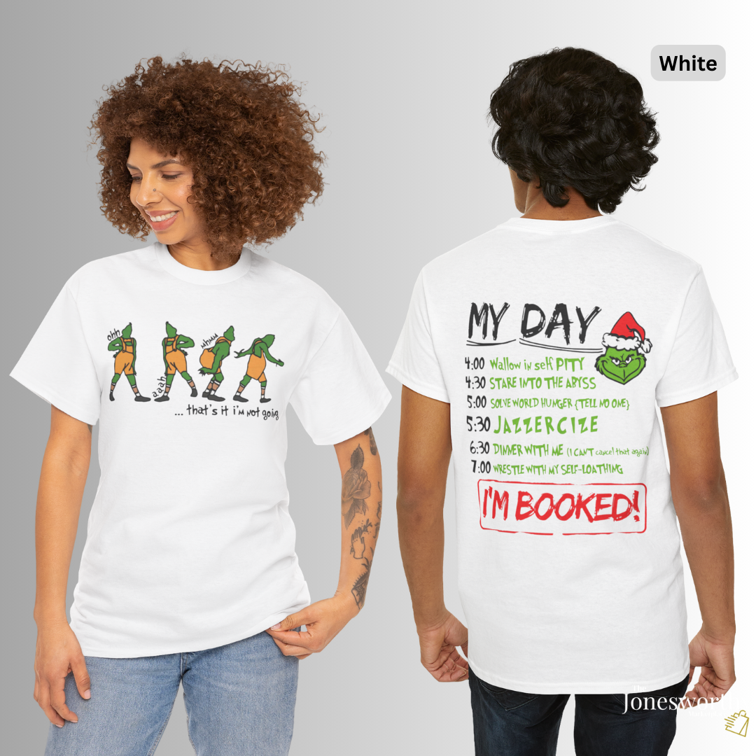 That's it I'm not going Funny Christmas Shirt • Hoodie • Sweatshirt • Crewneck• “My Day” Front & Back Print | Unisex Holiday Shirts