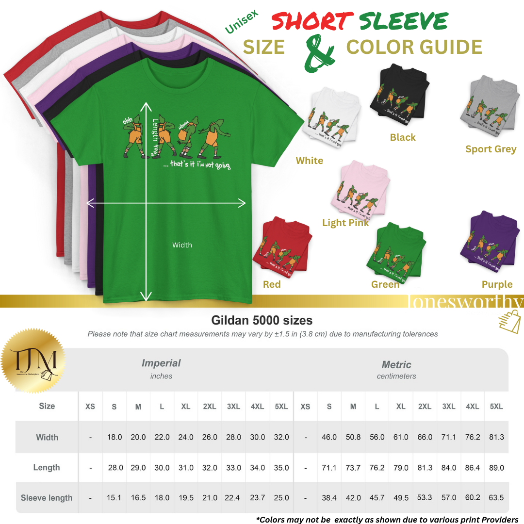 That's it I'm not going Funny Christmas Shirt • Hoodie • Sweatshirt • Crewneck• “My Day” Front & Back Print | Unisex Holiday Shirts