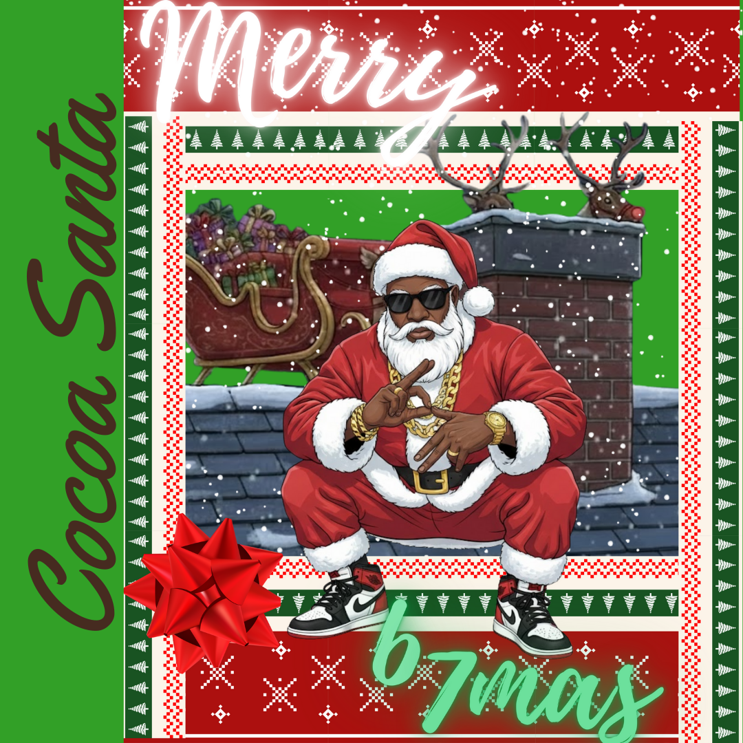 6-7 Merry X’mas Ugly Christmas Sweater – Cocoa Santa or Marshmallow Santa | Gildan 18000 Unisex Holiday Sweatshirt (S–3XL)