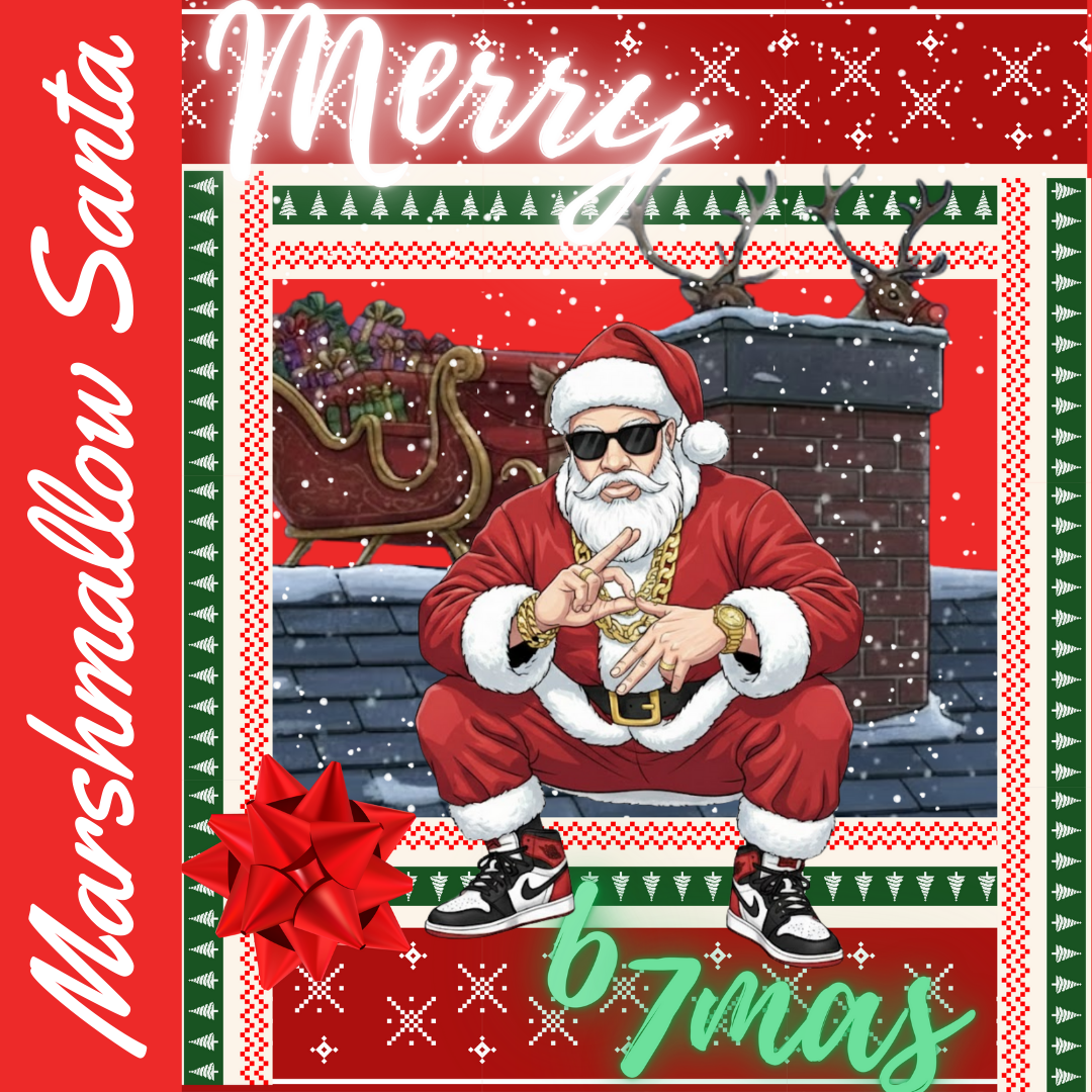 6-7 Merry X’mas Ugly Christmas Sweater – Cocoa Santa or Marshmallow Santa | Gildan 18000 Unisex Holiday Sweatshirt (S–3XL)