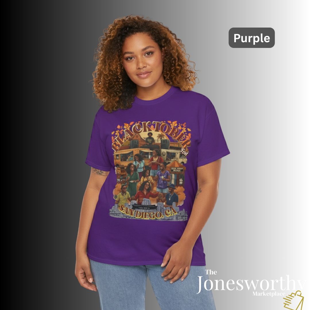BLACKTOBERFEST San Diego 2025 | CUSTOM VINTAGE T-Shirt | Unisex Heavy Cotton Tee