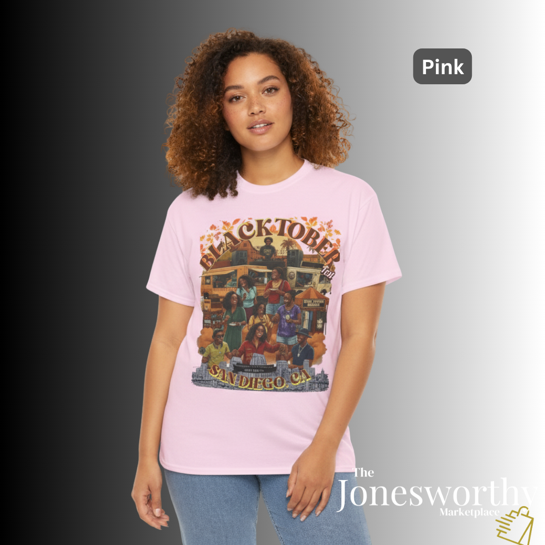 BLACKTOBERFEST San Diego 2025 | CUSTOM VINTAGE T-Shirt | Unisex Heavy Cotton Tee