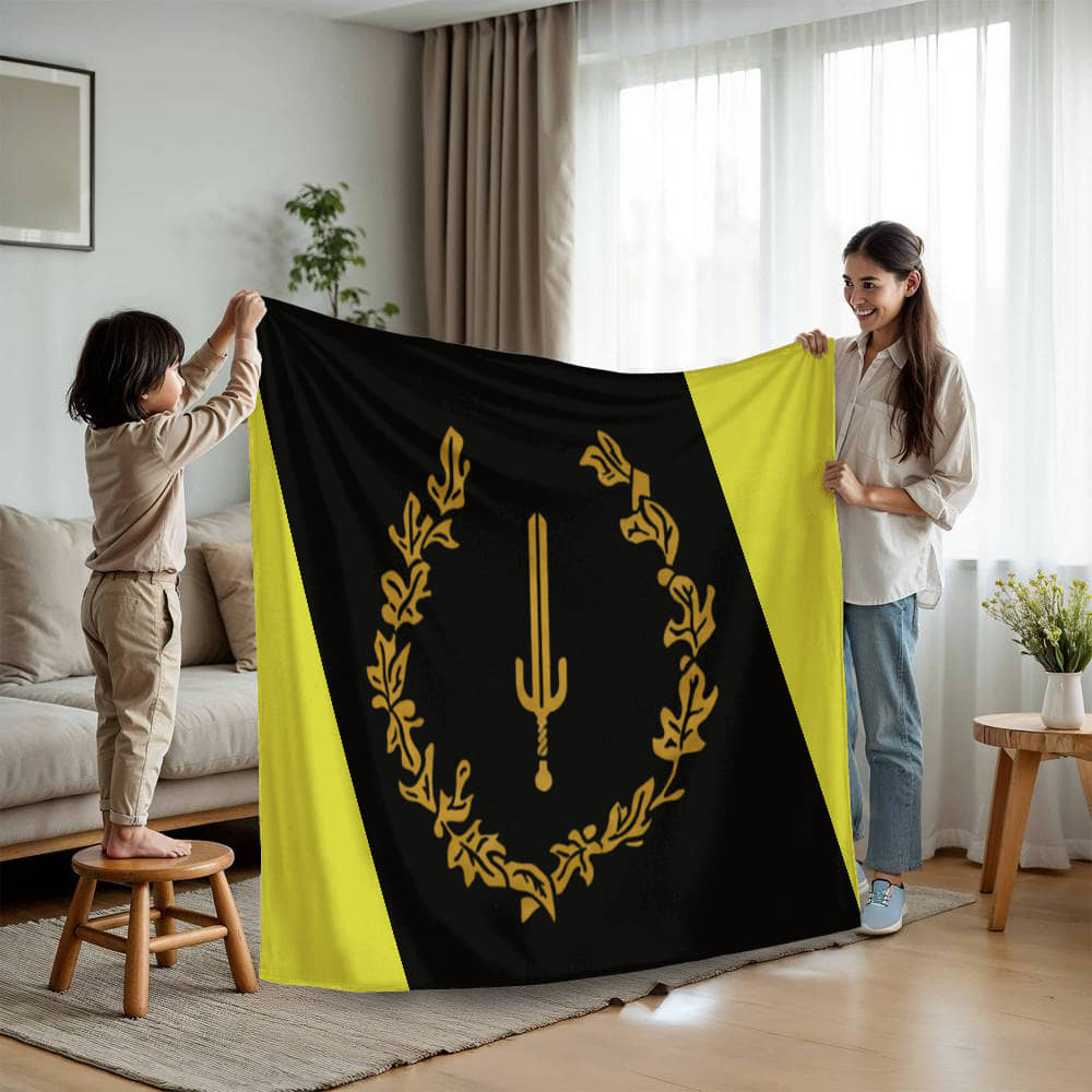 Black American Heritage Flag Mink Touch Fleece Blanket | Luxurious Mink Touch Throw | Cultural Pride Blanket | SOULAAN Collection