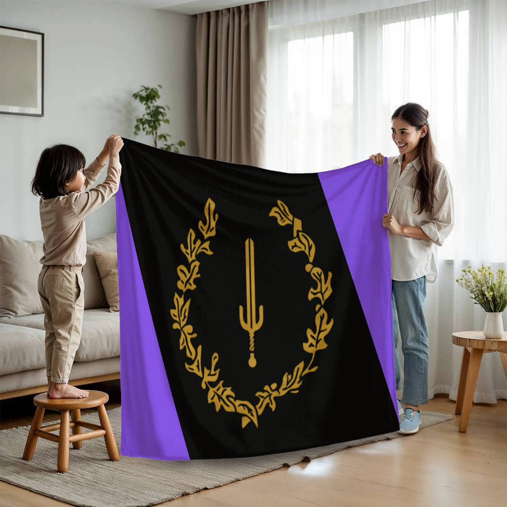 Black American Heritage Flag Mink Touch Fleece Blanket | Luxurious Mink Touch Throw | Cultural Pride Blanket | SOULAAN Collection