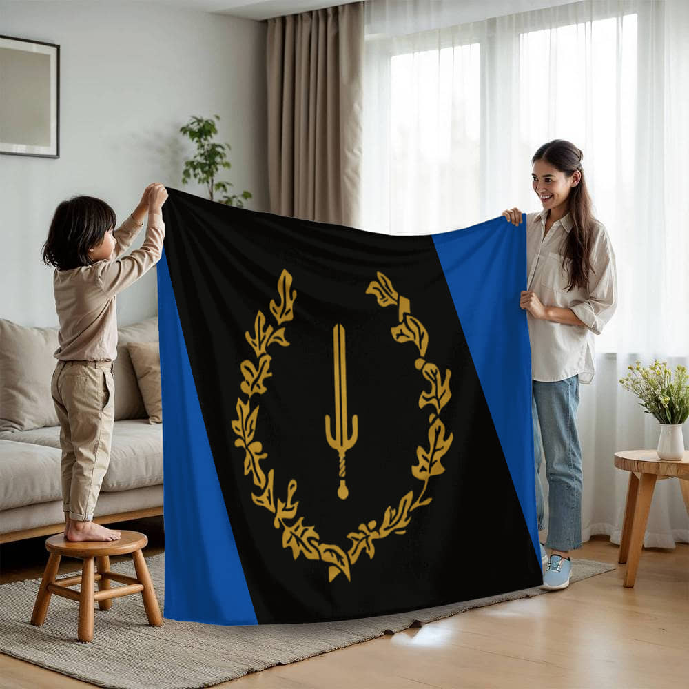 Black American Heritage Flag Mink Touch Fleece Blanket | Luxurious Mink Touch Throw | Cultural Pride Blanket | SOULAAN Collection