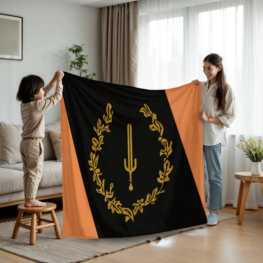 Black American Heritage Flag Mink Touch Fleece Blanket | Luxurious Mink Touch Throw | Cultural Pride Blanket | SOULAAN Collection