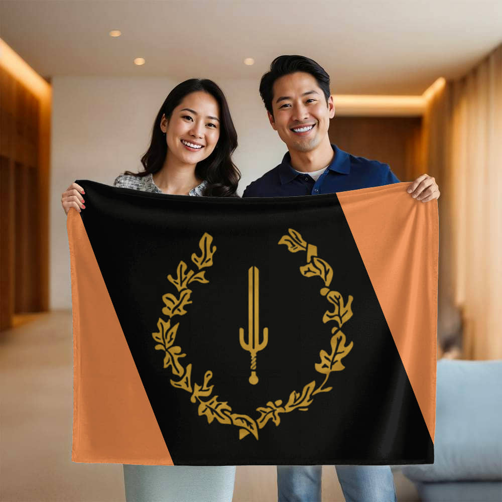 Black American Heritage Flag Mink Touch Fleece Blanket | Luxurious Mink Touch Throw | Cultural Pride Blanket | SOULAAN Collection