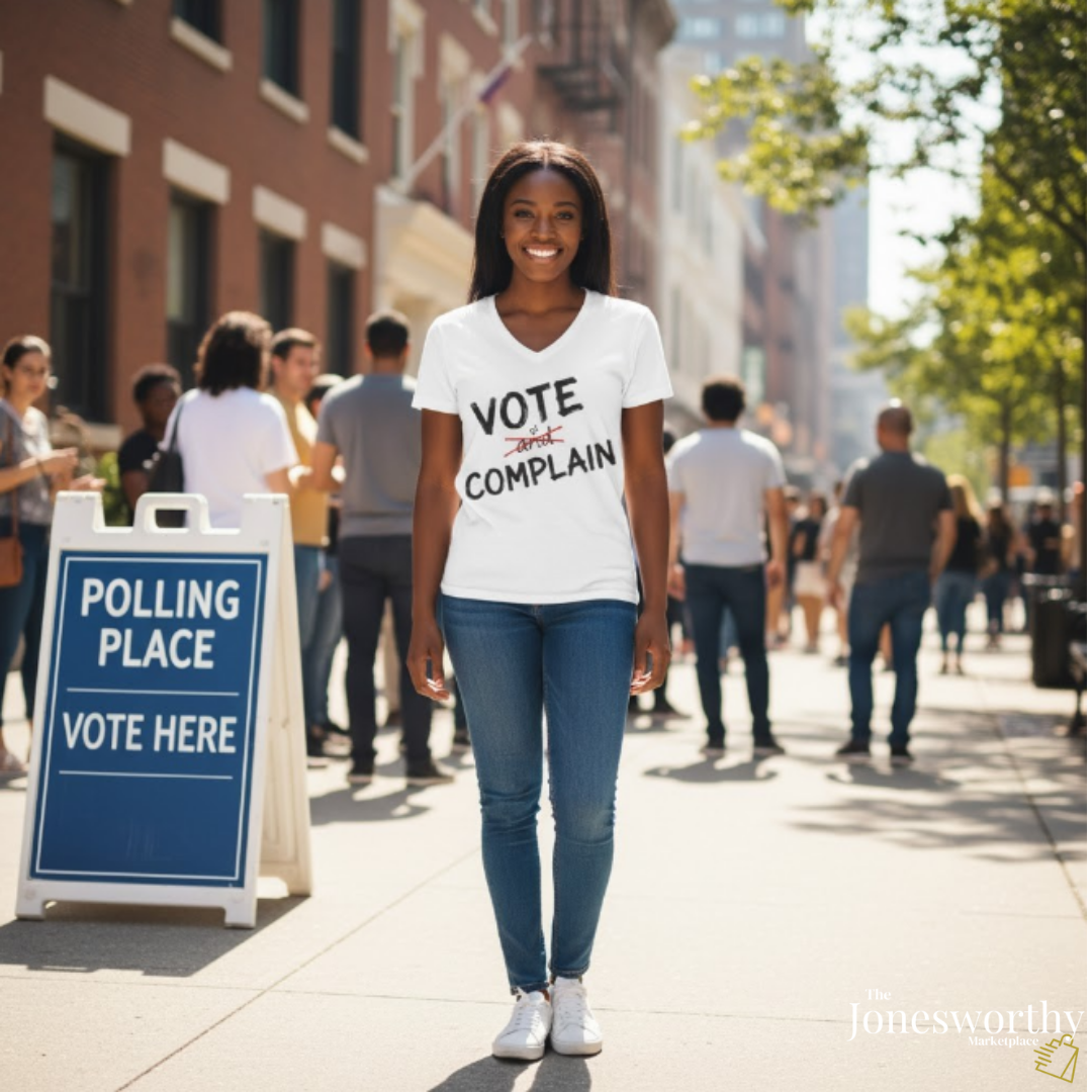Vote or Complain Shirt – Unisex Tee, V-Neck, Sweatshirt, or Hoodie | Political Graphic Tee | Civic Engagement Shirt