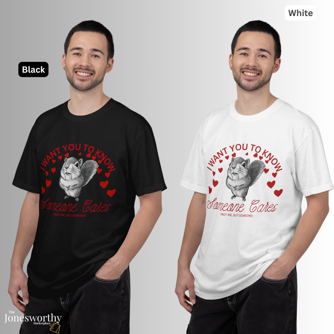 Funny Anti-Valentine’s Day Squirrel Shirt| Cute Animal Graphic Tee, Sarcastic Valentine Gift, Comfort Colors Unisex T Shirt