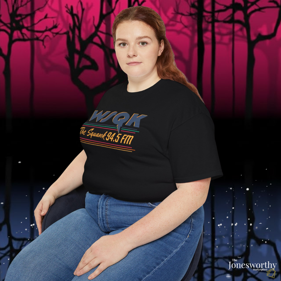 WSQK The Squawk Retro 80s Radio T-Shirt & Sweatshirt | Vintage Hawkins Vibe
