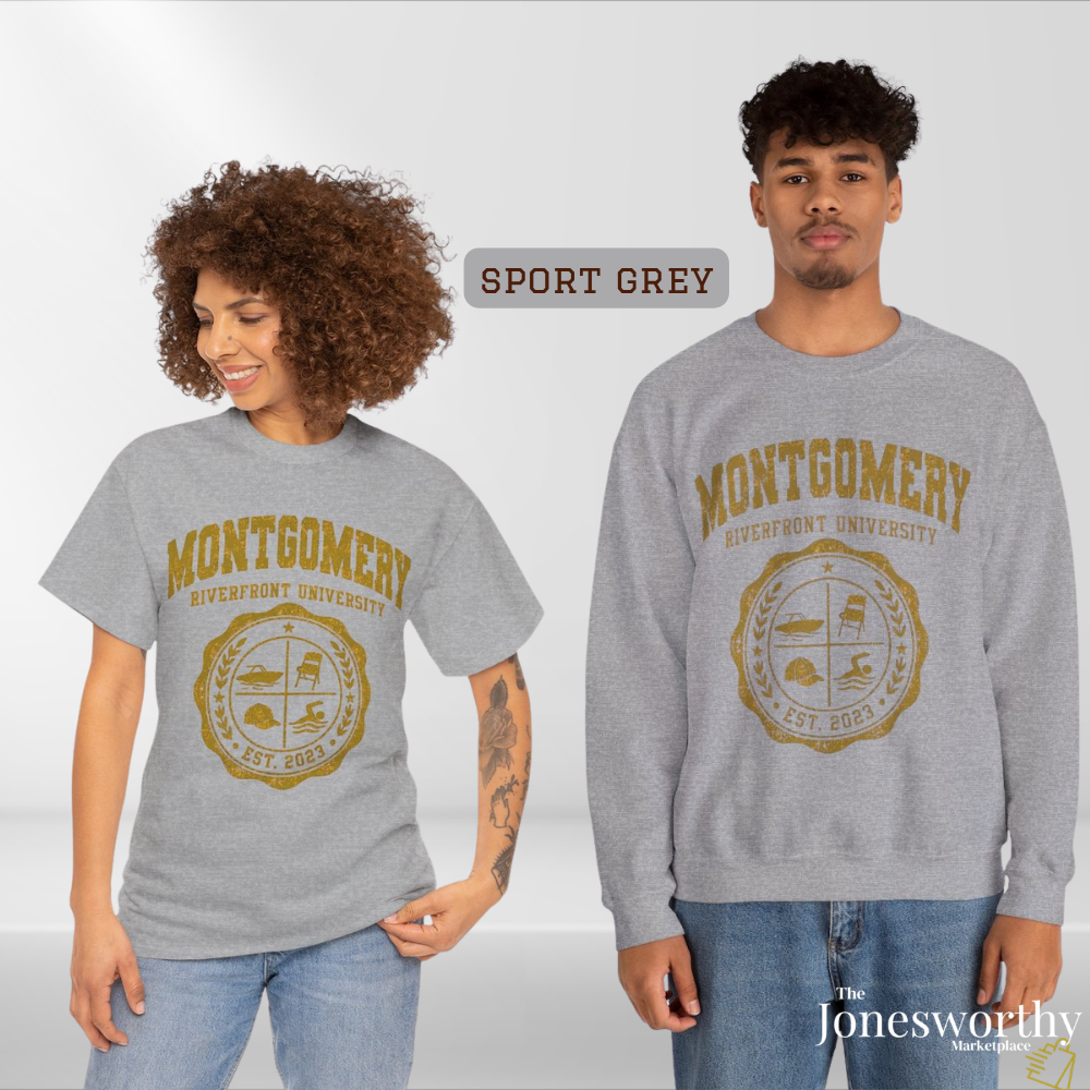 Montgomery Riverfront University Shirt or Sweatshirt, August 5 2023 Montgomery Brawl Tee, Black Culture Collegiate Crewneck
