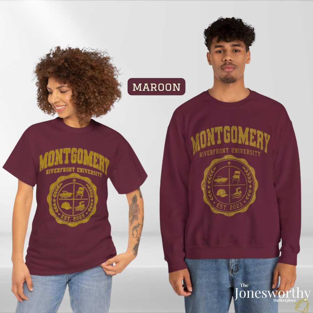 Montgomery Riverfront University Shirt or Sweatshirt, August 5 2023 Montgomery Brawl Tee, Black Culture Collegiate Crewneck