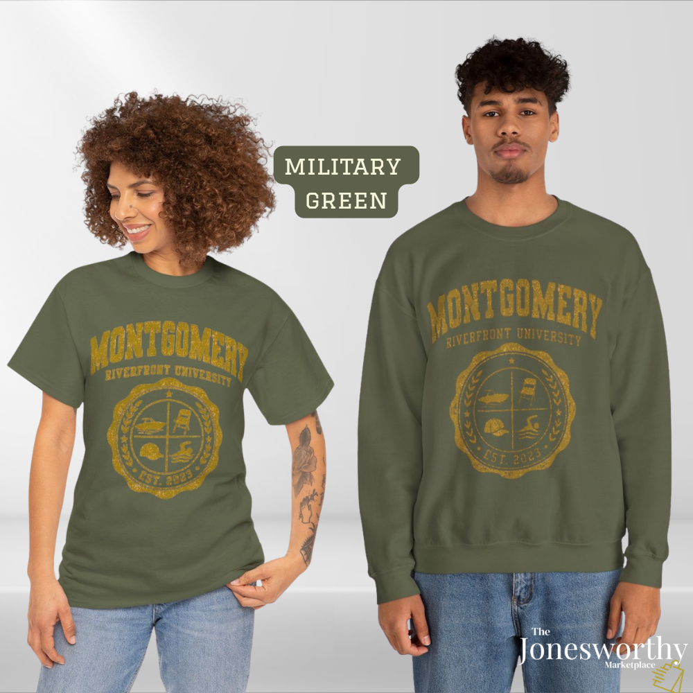 Montgomery Riverfront University Shirt or Sweatshirt, August 5 2023 Montgomery Brawl Tee, Black Culture Collegiate Crewneck