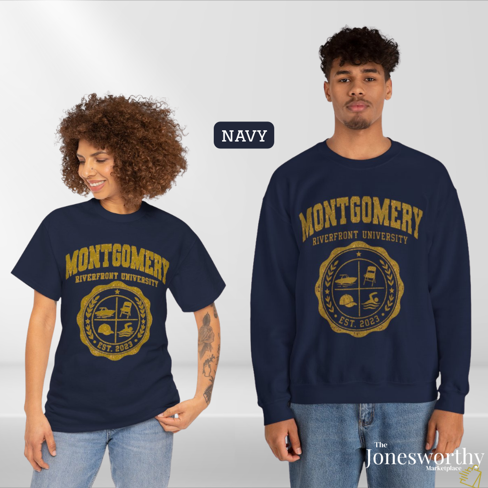 Montgomery Riverfront University Shirt or Sweatshirt, August 5 2023 Montgomery Brawl Tee, Black Culture Collegiate Crewneck