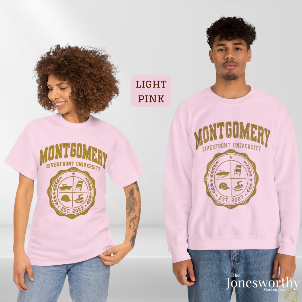 Montgomery Riverfront University Shirt or Sweatshirt, August 5 2023 Montgomery Brawl Tee, Black Culture Collegiate Crewneck