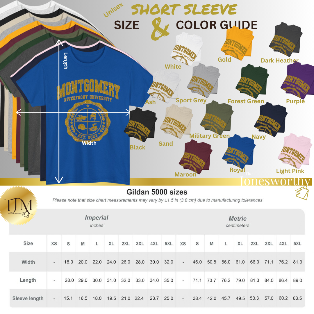 Montgomery Riverfront University Shirt or Sweatshirt, August 5 2023 Montgomery Brawl Tee, Black Culture Collegiate Crewneck