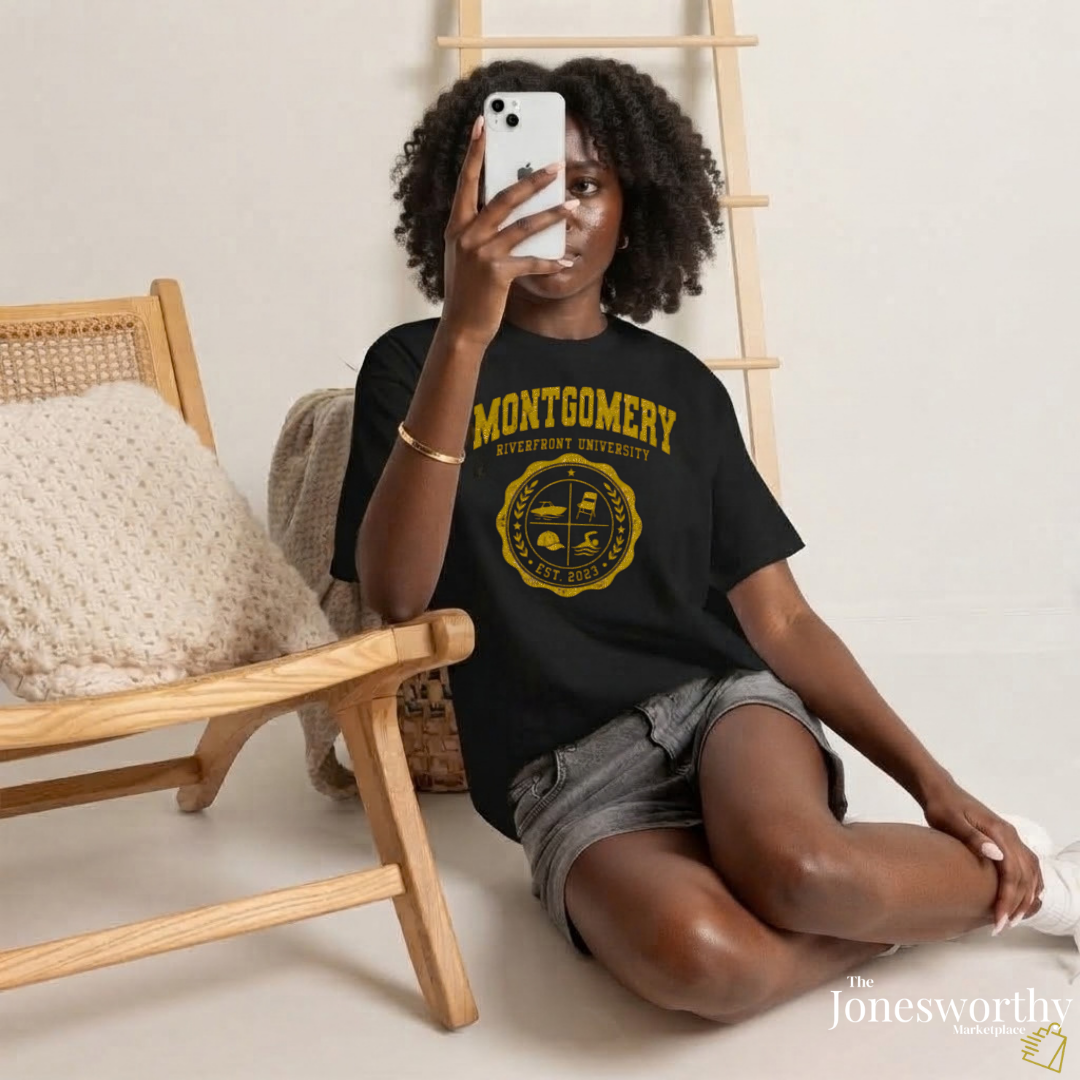 Montgomery Riverfront University Shirt or Sweatshirt, August 5 2023 Montgomery Brawl Tee, Black Culture Collegiate Crewneck
