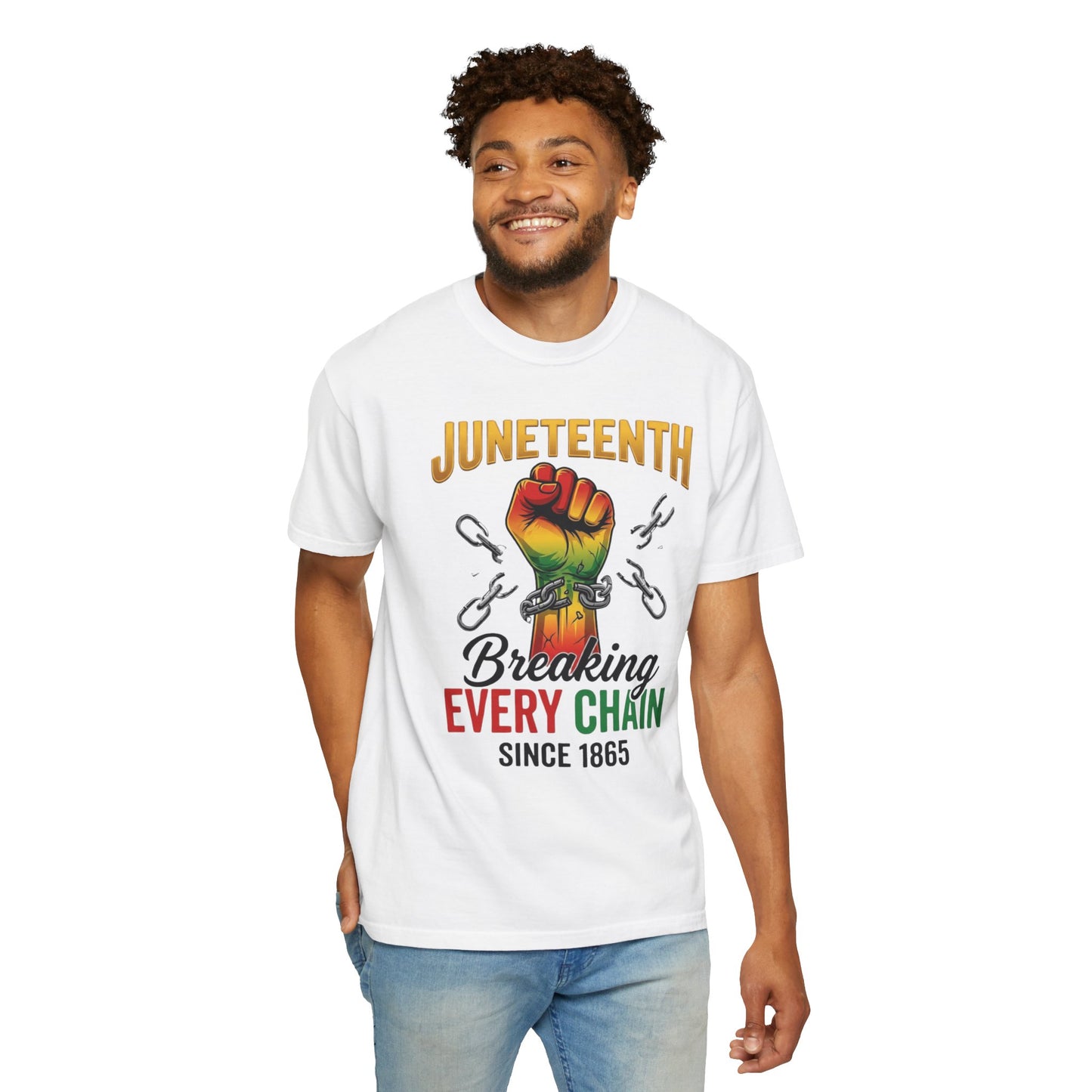 Juneteenth Breaking Every Chain Since 1865 Shirt | Juneteenth Celebration Tee | Black History Shirt | Comfort Colors® 1717