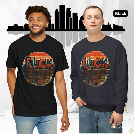 Fuck ICE Minneapolis Skyline Shirt | Pro-Immigration Protest Tee & Sweatshirt | Comfort Colors Unisex