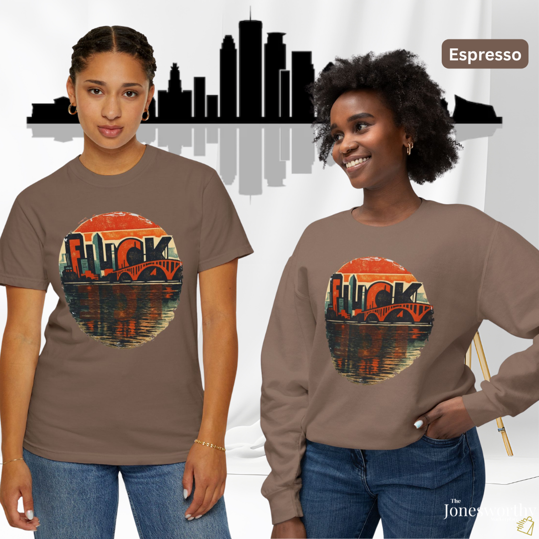 Fuck ICE Minneapolis Skyline Shirt | Pro-Immigration Protest Tee & Sweatshirt | Comfort Colors Unisex