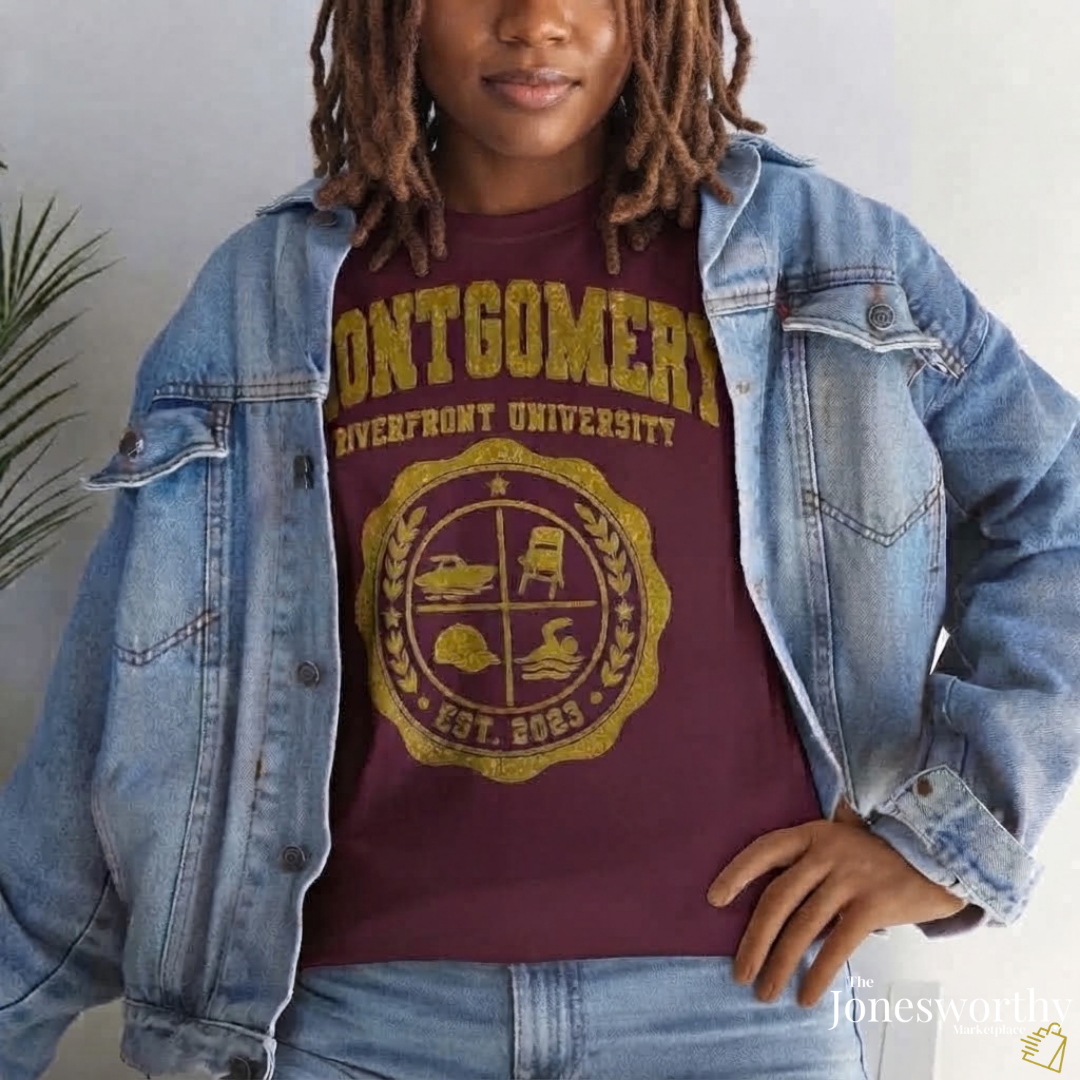 Montgomery Riverfront University Shirt or Sweatshirt, August 5 2023 Montgomery Brawl Tee, Black Culture Collegiate Crewneck