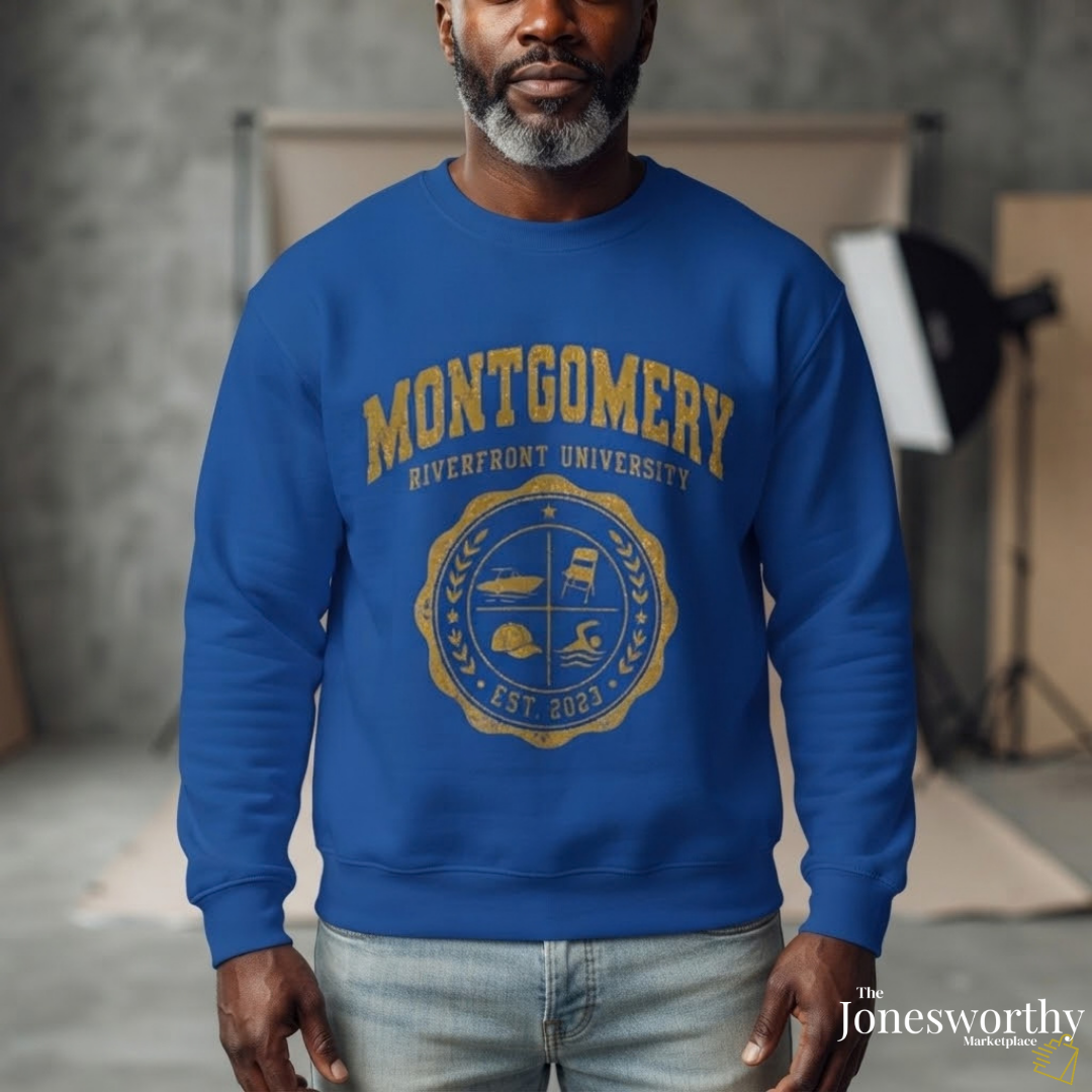 Montgomery Riverfront University Shirt or Sweatshirt, August 5 2023 Montgomery Brawl Tee, Black Culture Collegiate Crewneck