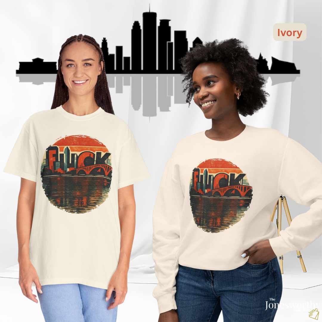 Fuck ICE Minneapolis Skyline Shirt | Pro-Immigration Protest Tee & Sweatshirt | Comfort Colors Unisex