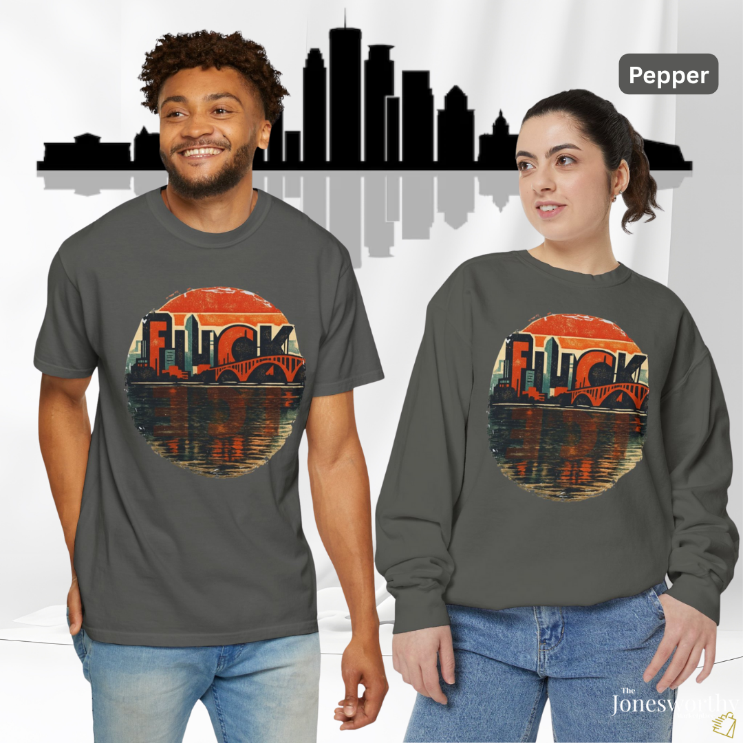 Fuck ICE Minneapolis Skyline Shirt | Pro-Immigration Protest Tee & Sweatshirt | Comfort Colors Unisex