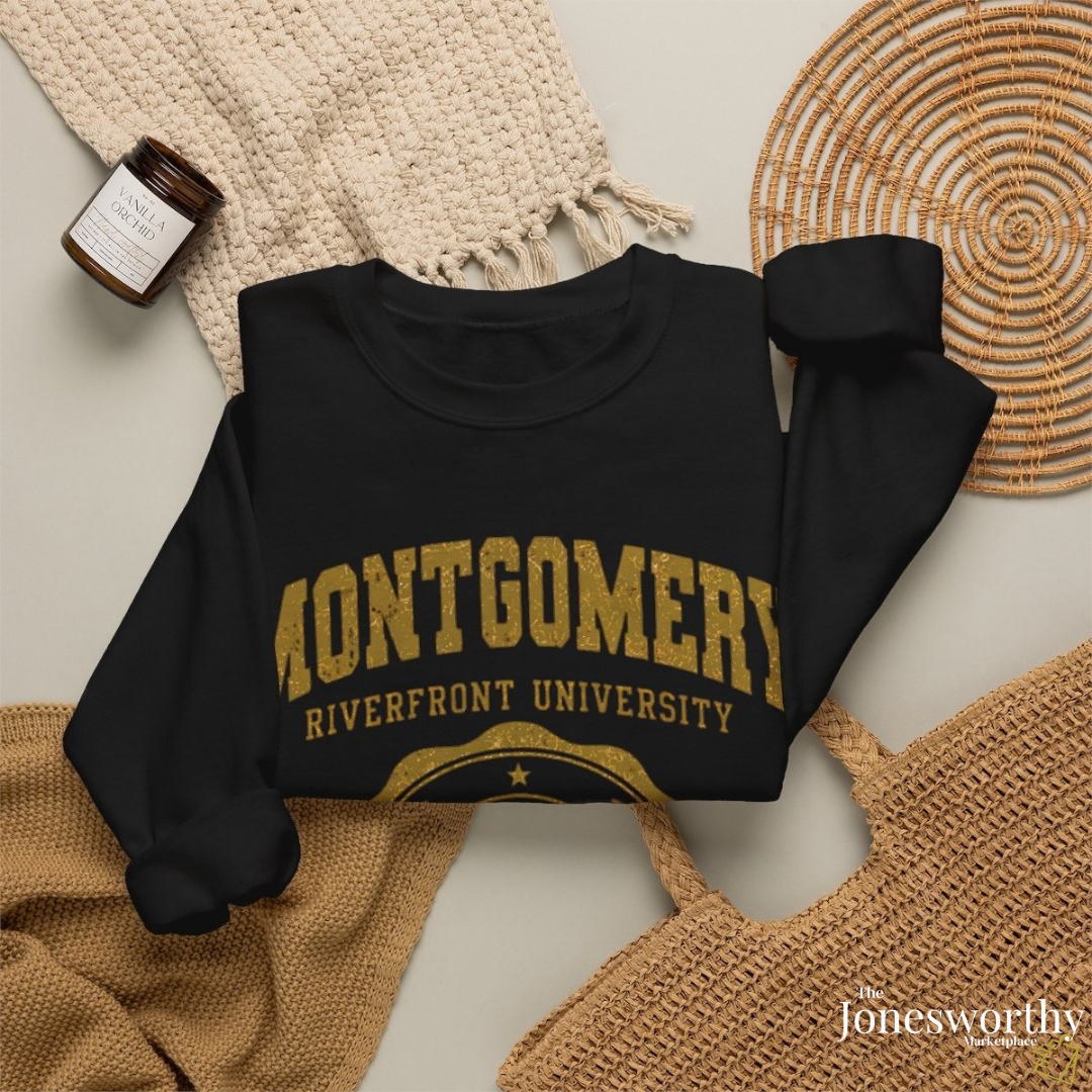Montgomery Riverfront University Shirt or Sweatshirt, August 5 2023 Montgomery Brawl Tee, Black Culture Collegiate Crewneck