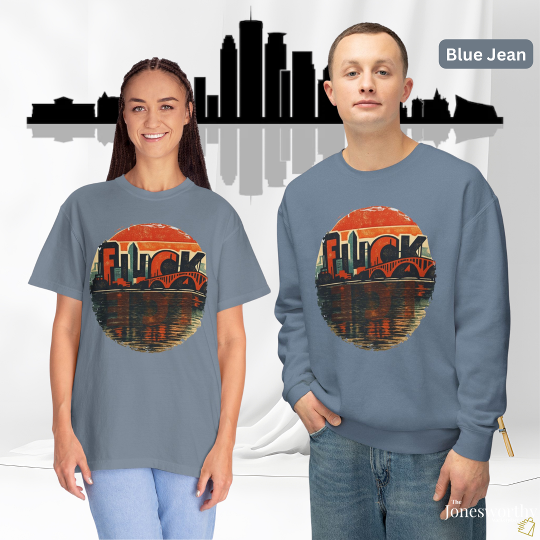 Fuck ICE Minneapolis Skyline Shirt | Pro-Immigration Protest Tee & Sweatshirt | Comfort Colors Unisex