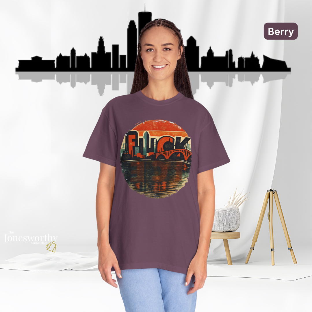 Fuck ICE Minneapolis Skyline Shirt | Pro-Immigration Protest Tee & Sweatshirt | Comfort Colors Unisex
