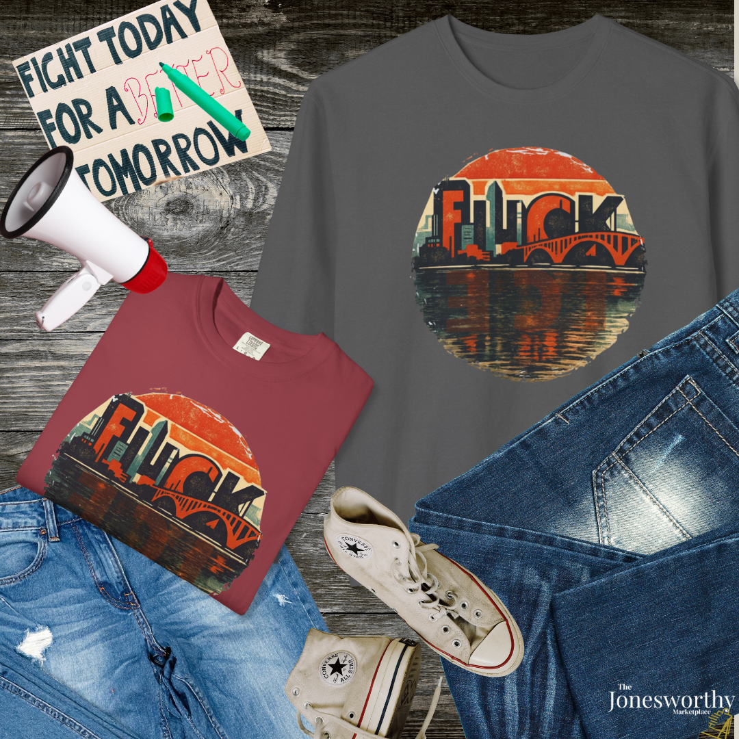 Fuck ICE Minneapolis Skyline Shirt | Pro-Immigration Protest Tee & Sweatshirt | Comfort Colors Unisex