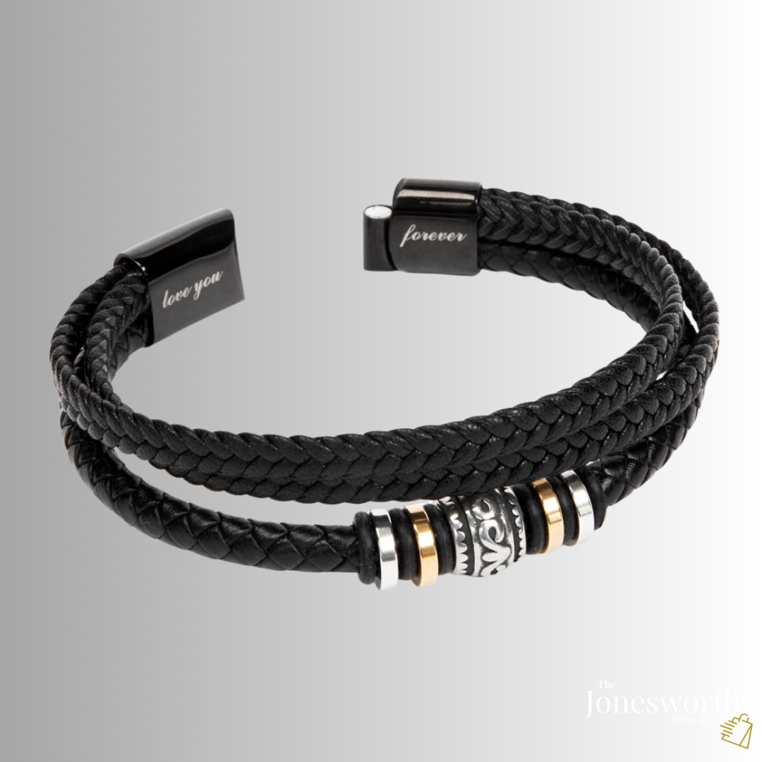 Agape Love “Love You Forever” Bracelet for Men – Meaningful Gift Symbolizing Unconditional Love