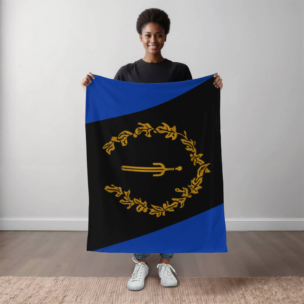 Black American Heritage Flag Mink Touch Fleece Blanket | Luxurious Mink Touch Throw | Cultural Pride Blanket | SOULAAN Collection