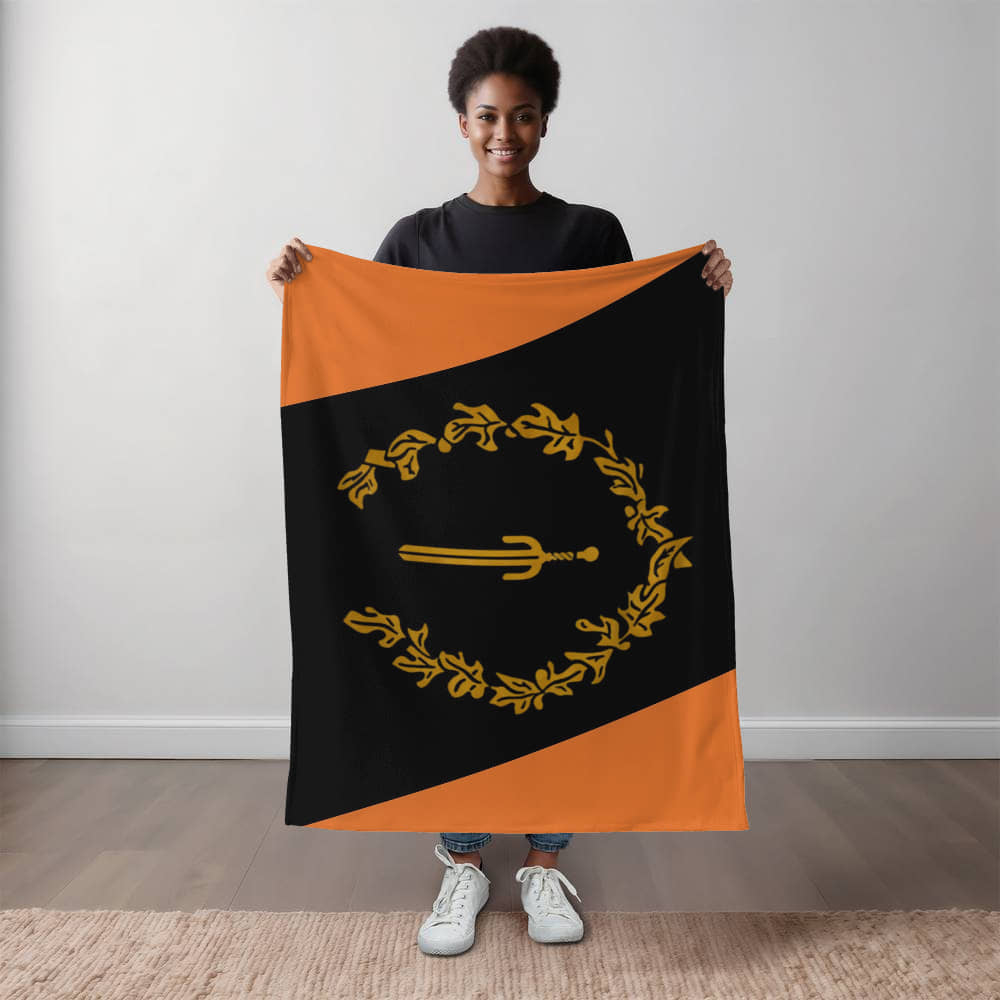 Black American Heritage Flag Mink Touch Fleece Blanket | Luxurious Mink Touch Throw | Cultural Pride Blanket | SOULAAN Collection