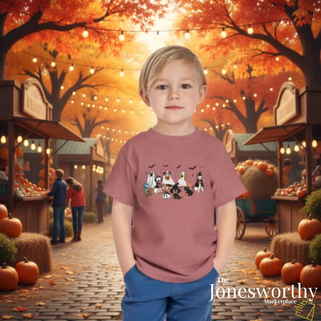 Cute Ghost Dogs Halloween Shirts, Sweatshirts, Hoodies, Crop Tops & Onesies | Dog Lovers Halloween Gift for the Whole Family
